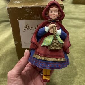 Dept 56 Vintage Little Red Riding Hood Story‎ Book Series Ornament Original Box